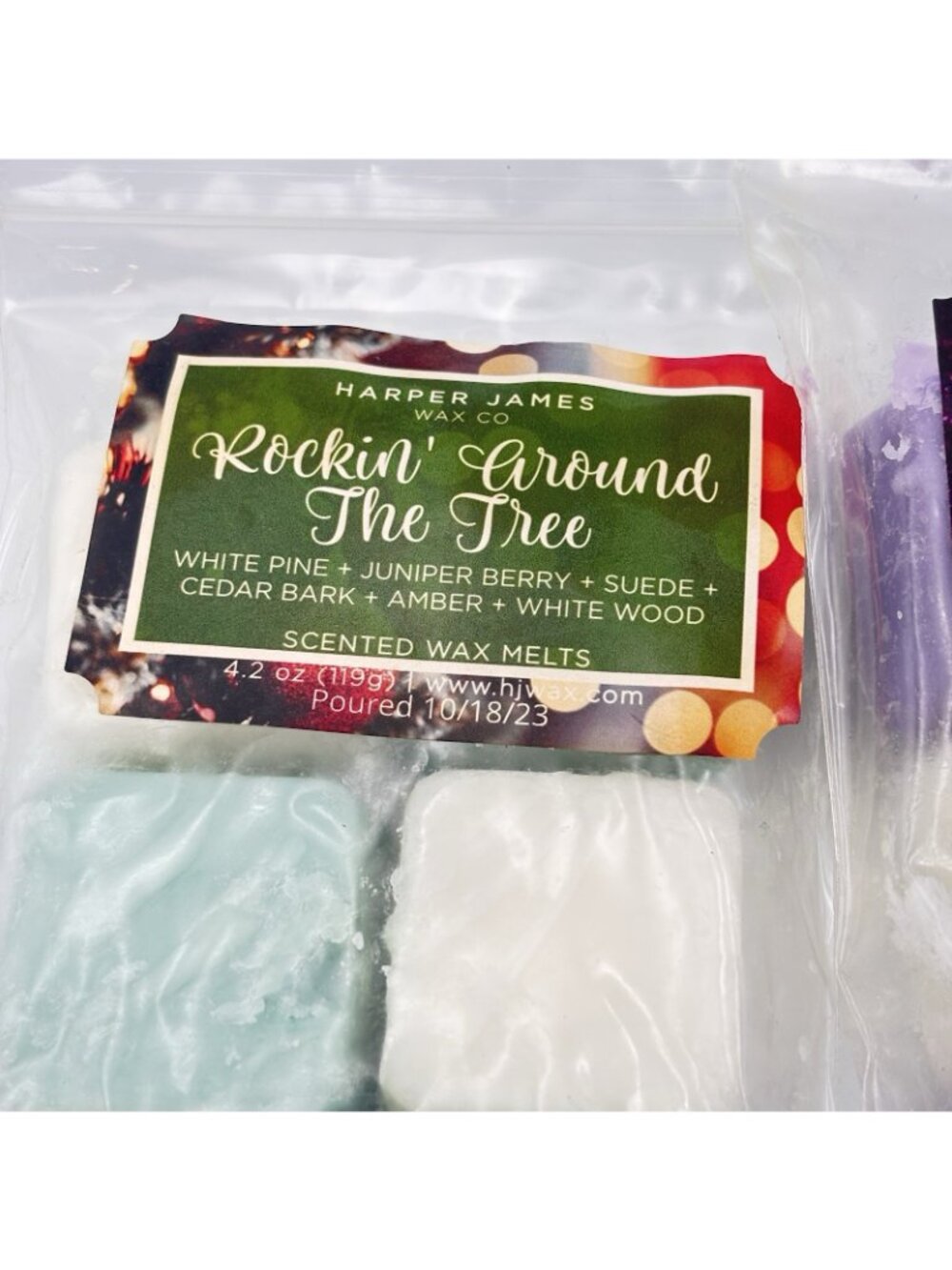 Harper James Vendor Wax Melts Three 4.2 oz Packs Winter Christmas Scents Cubes - Picture 5 of 14